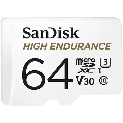 SanDisk HIGH ENDURANCE microSDXC I 64GB V30 C10