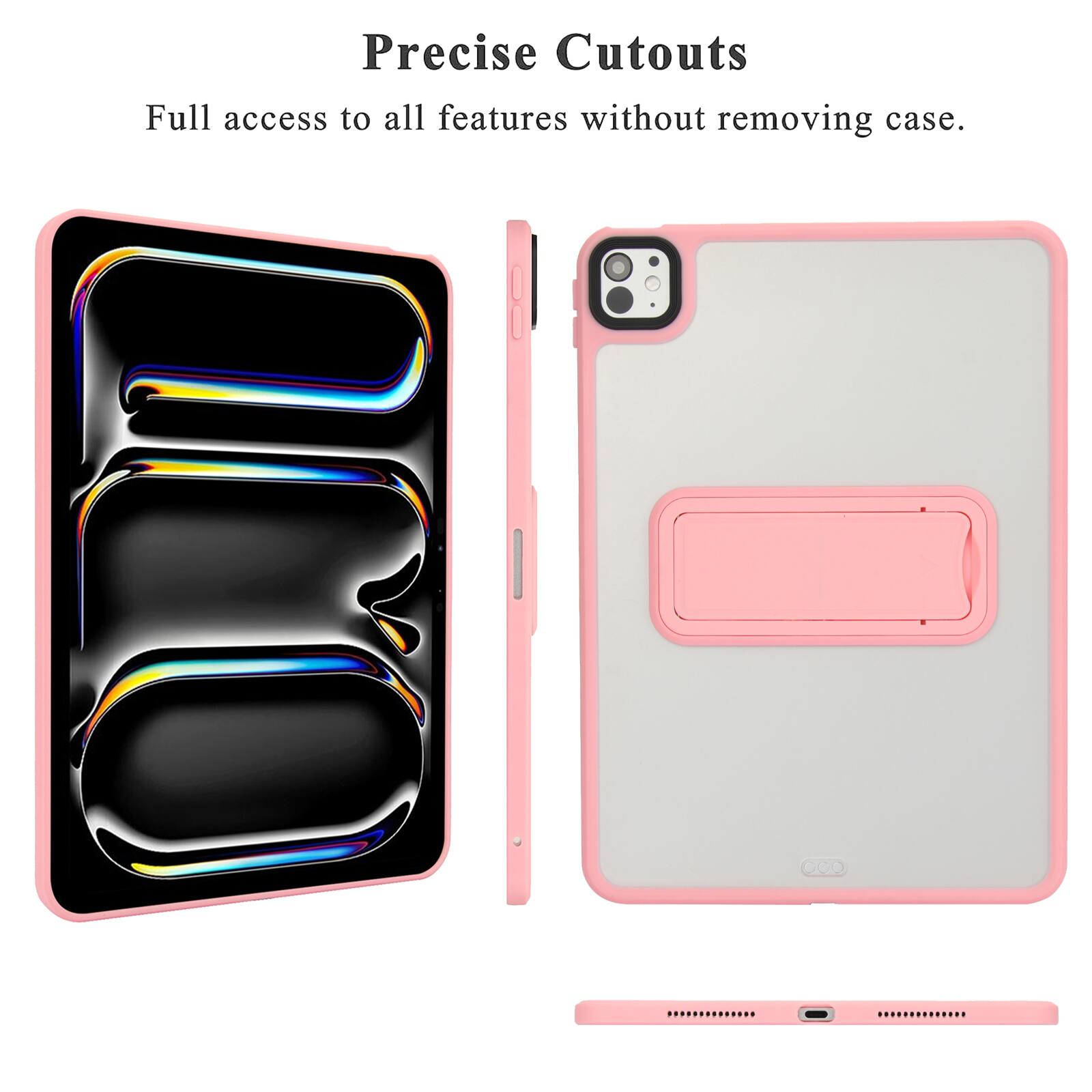 Precise Cutouts  
Full access to all features without removing case.