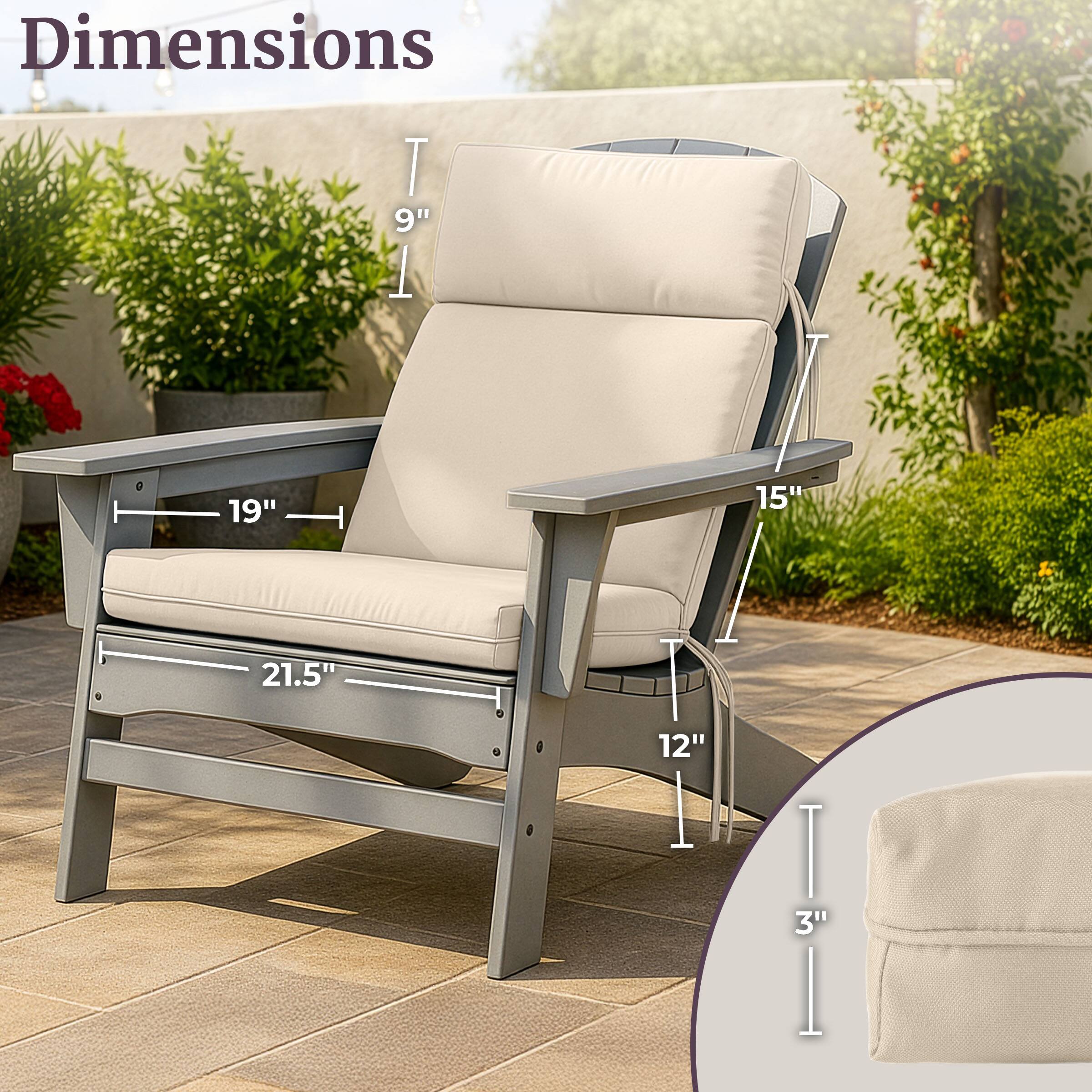 Dimensions

- T: 9"
- 19"
- 15"
- 21.5"
- 12"
- TsI: 3"