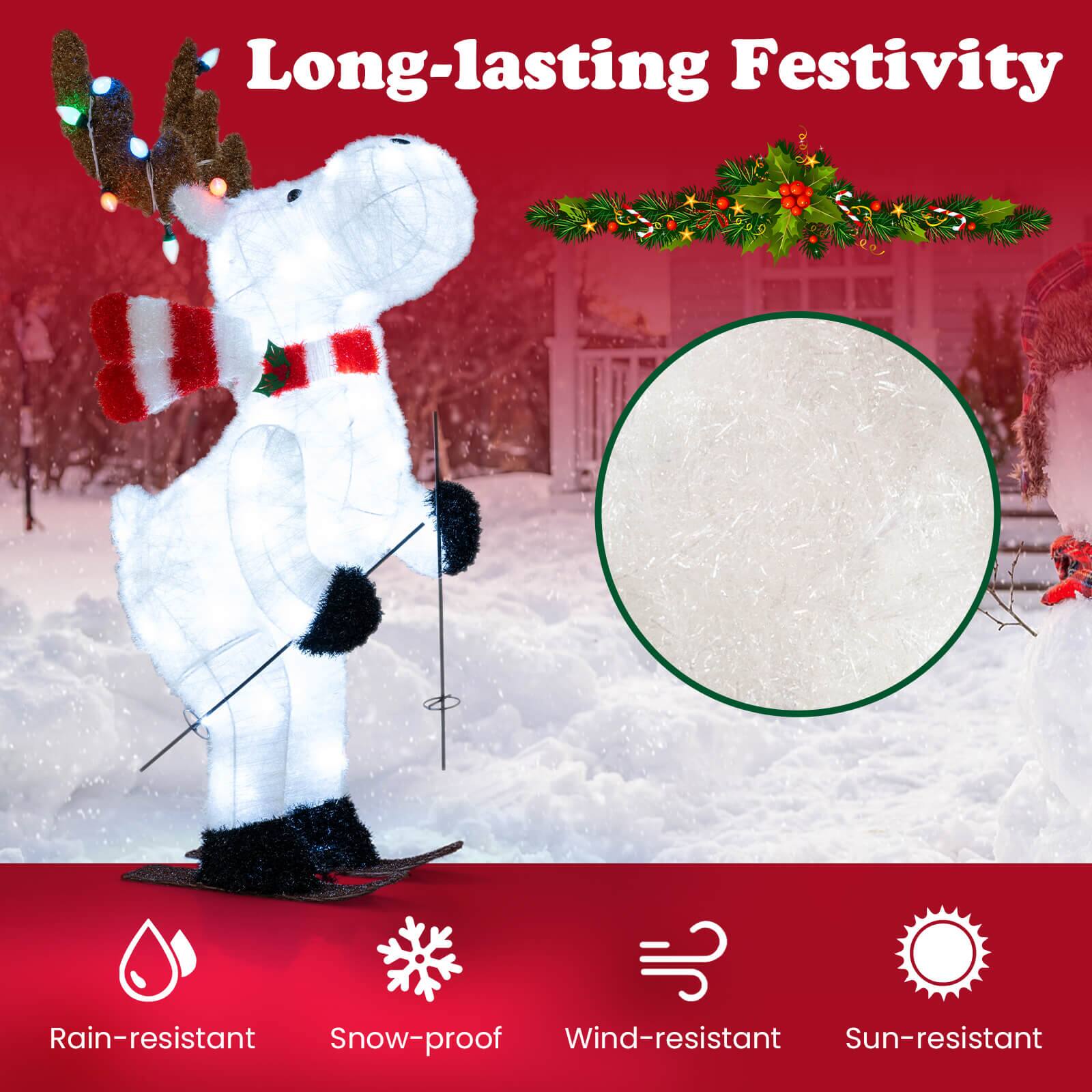 Long-lasting Festivity

- Rain-resistant
- Snow-proof
- Wind-resistant
- Sun-resistant