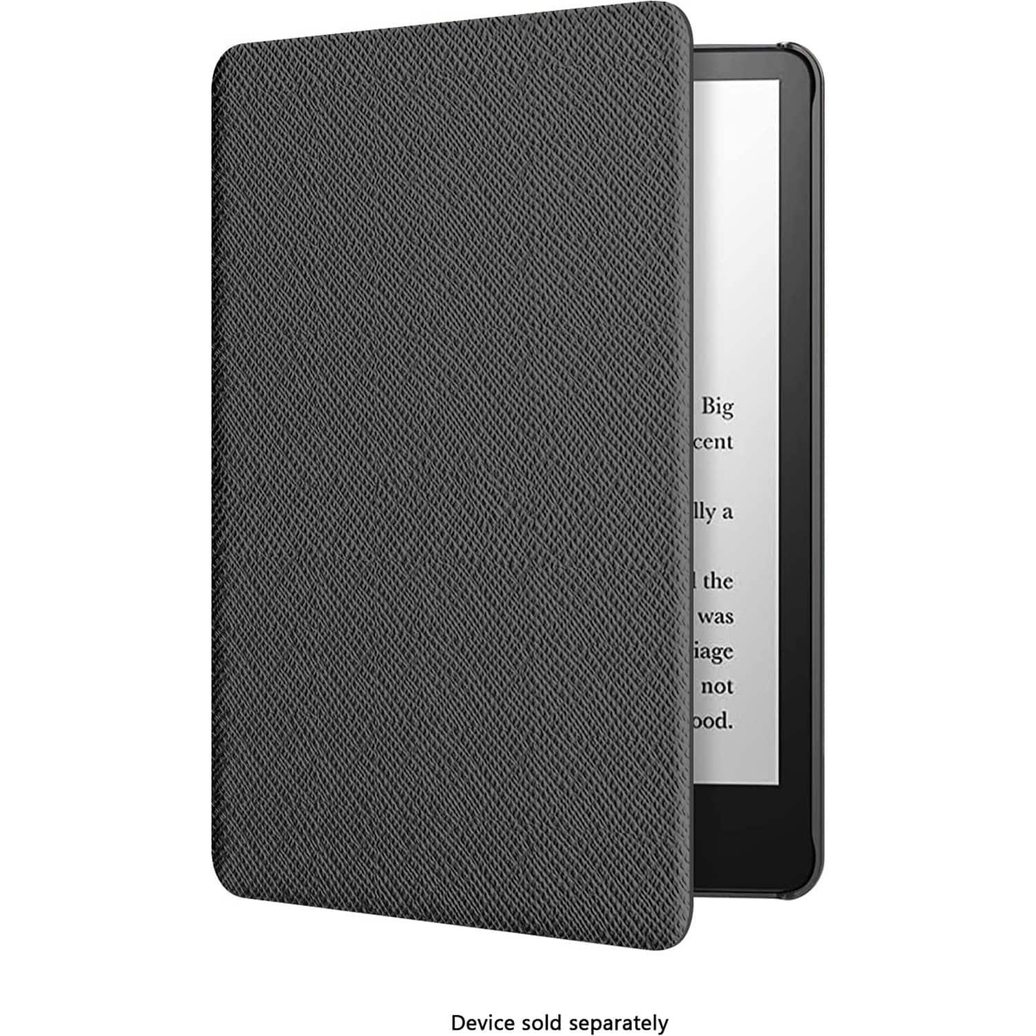 The text on the image reads: "Device sold separately."