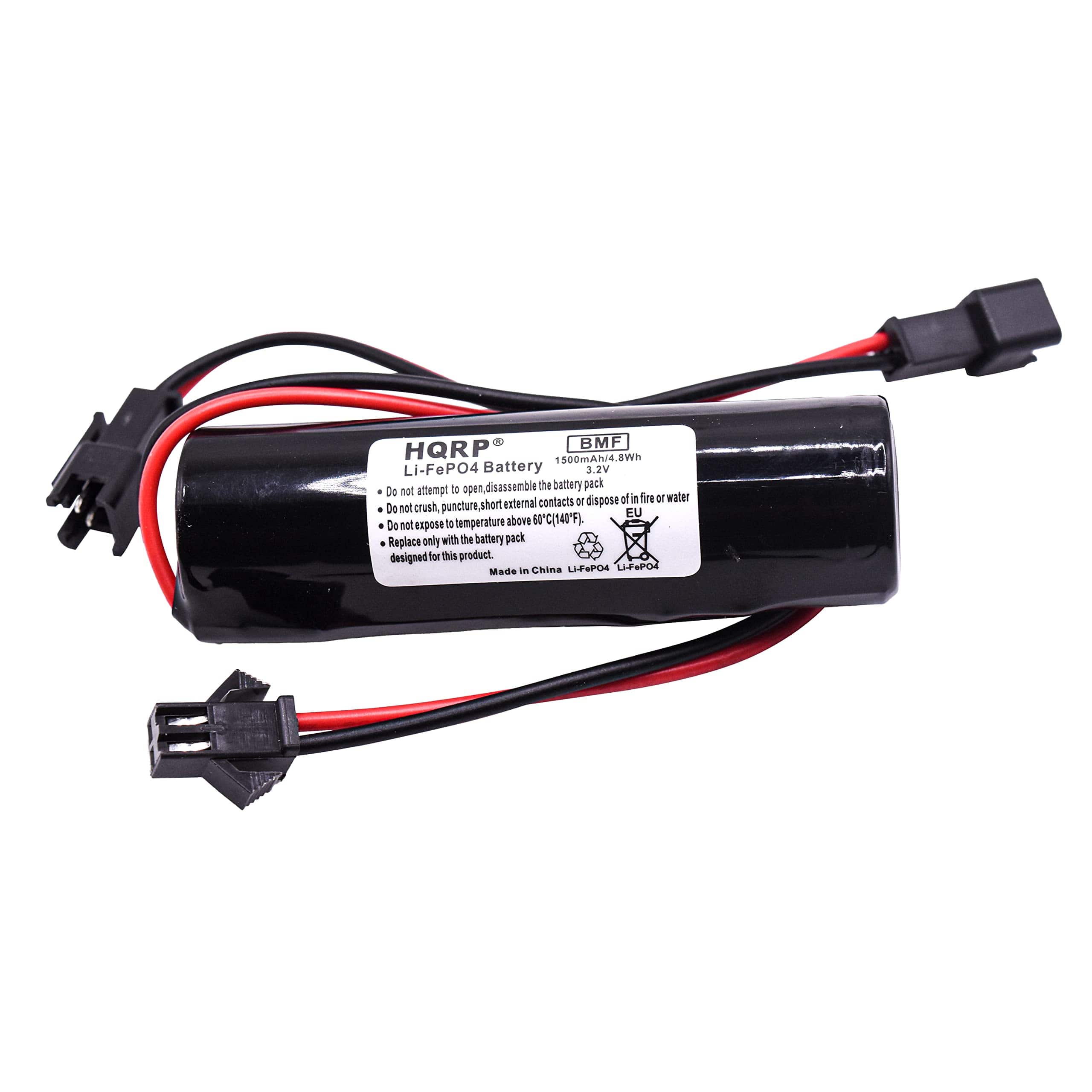 HQRP - Battery LiFePO4 for Gama Sonic GS-150 GS-127 GS-126 GS-124 GS-122 GS-111 GS-106 GS-105 GS-99F GS-98 Solar Light Lamp