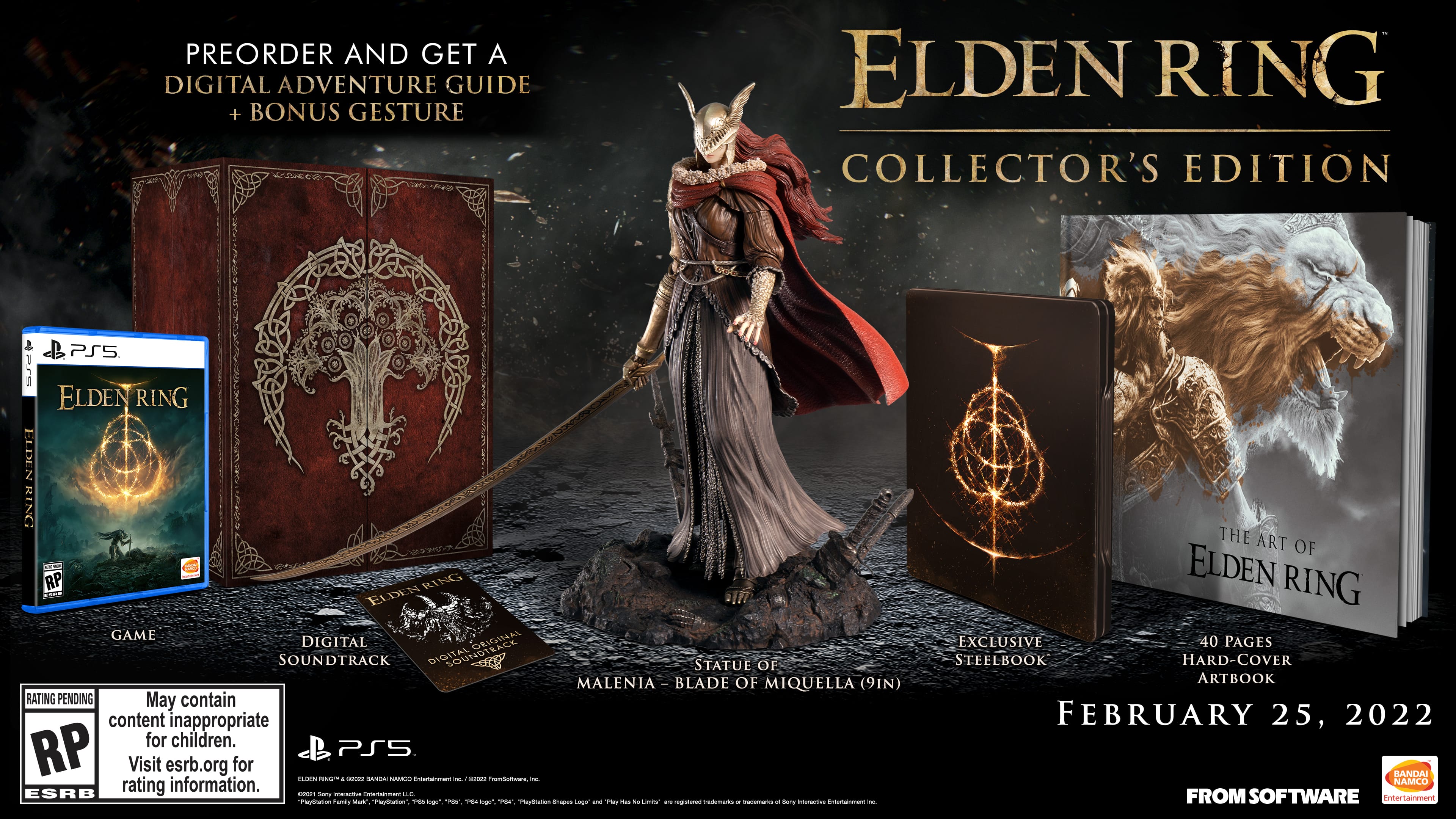 Elden Ring PS5 top Collector’s Edition (No Game)