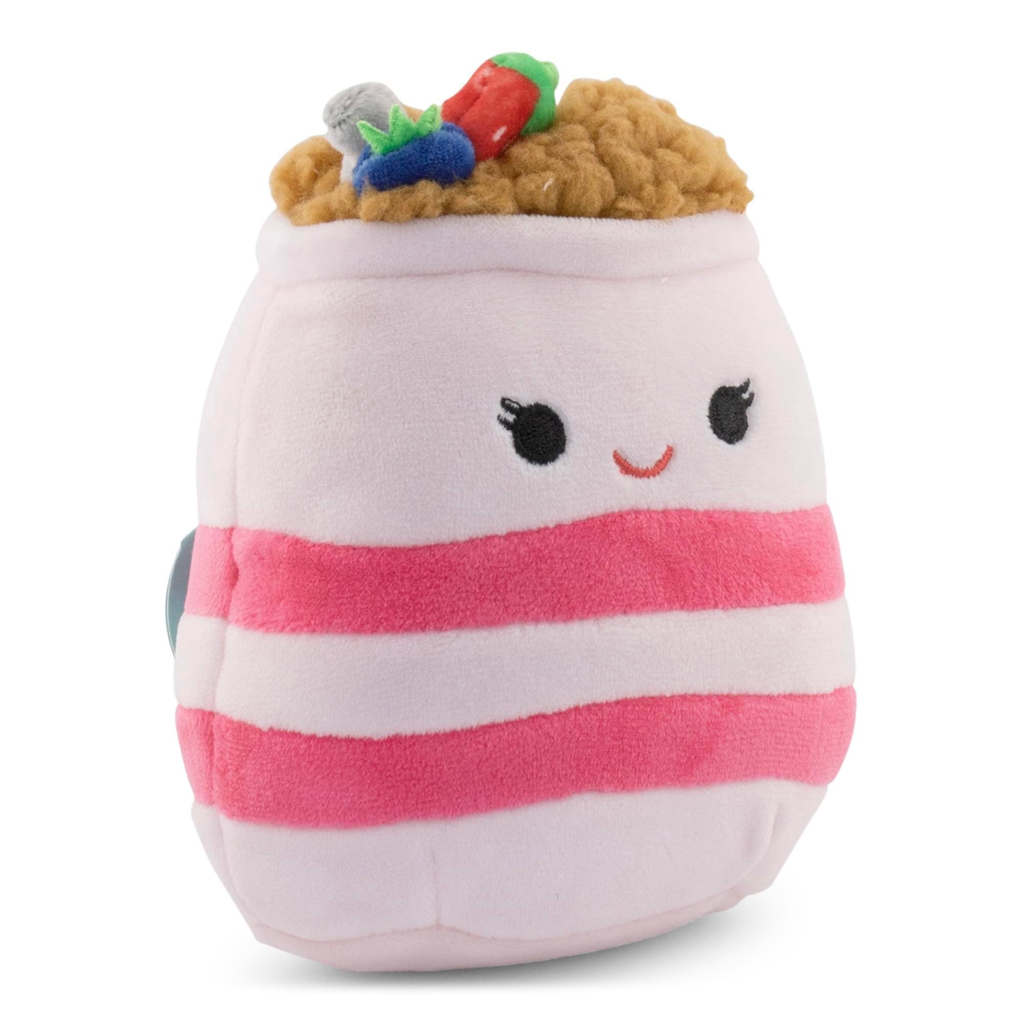 Alt View 1. Kellytoy - Squishmallows Breakfast Squad 5 Inch Plush | Zosia The Yogurt Parfait - Pink.