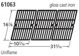 Music City Metals - MCM666106331 grid, ci, 16.125 x 31.3125; Uniflame