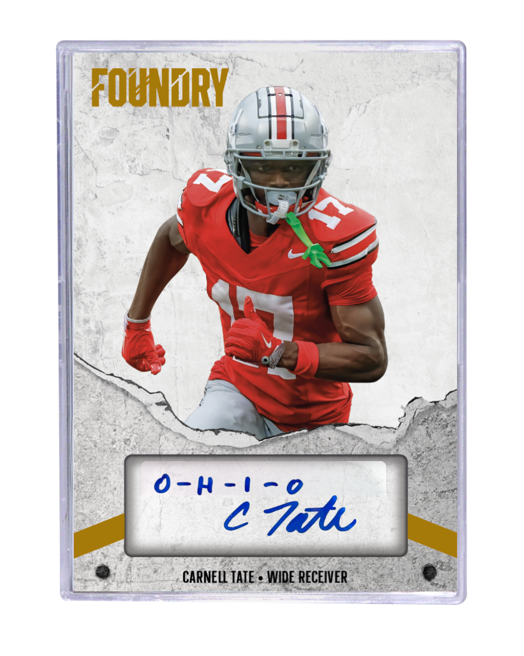 FOUNDRY  
H 4 0-H-1-0  
C Tate  
CARNELL TATE - WIDE RECEIVER