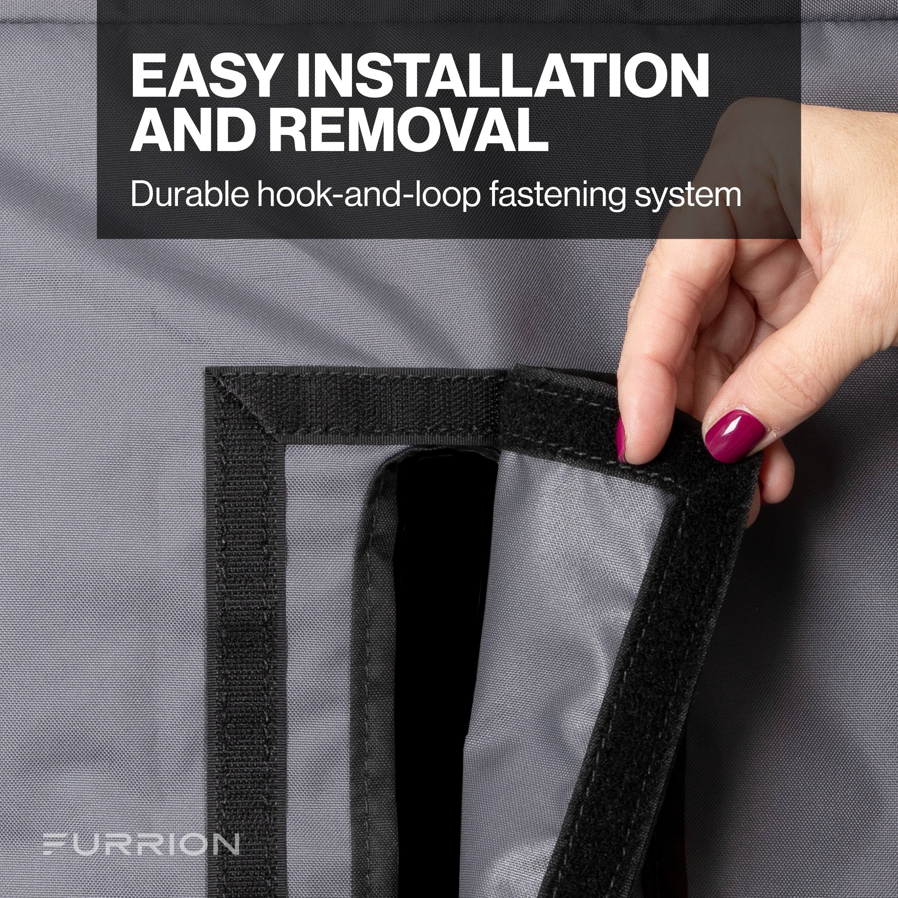 EASY INSTALLATION AND REMOVAL  
Durable hook-and-loop fastening system  
FURRION