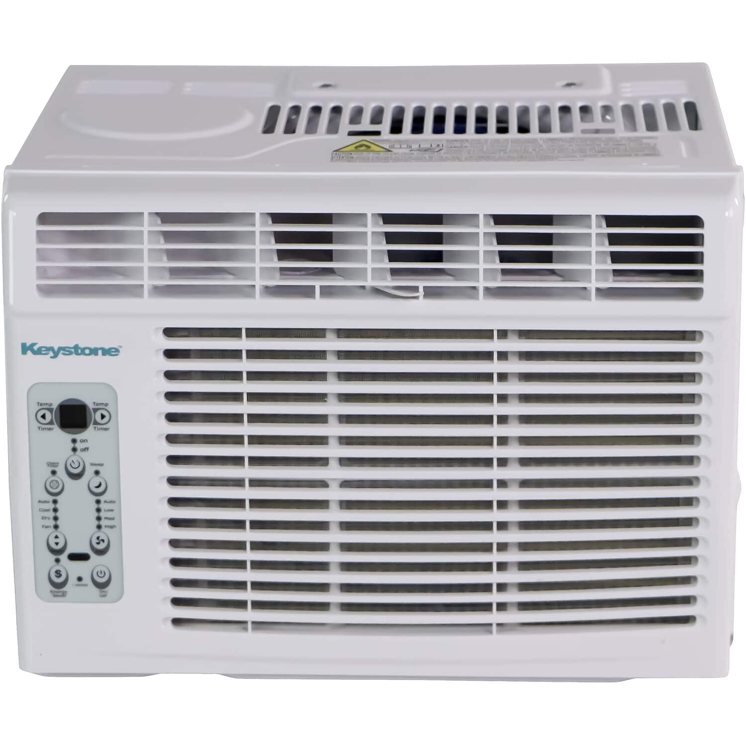 Front. Keystone - 12,000 BTU Window Air Conditioner - White.