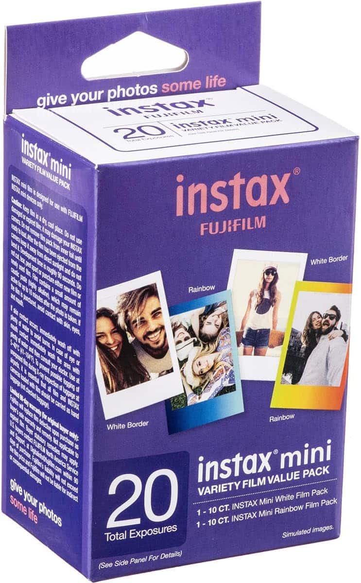 Fujifilm - Instax Mini Variety Film Value Pack 20 Count - Multicolor