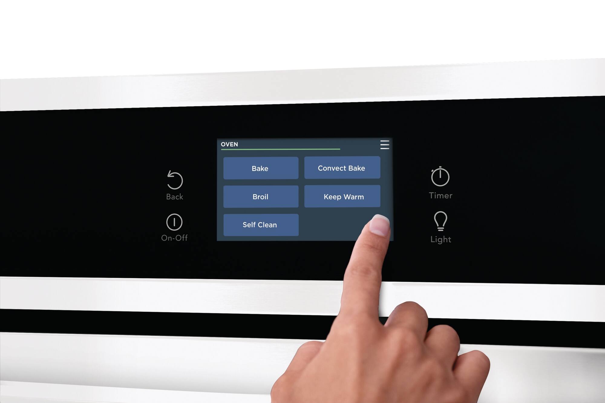 Alt View 12. Frigidaire - Frigidaire 30'' Single Electric Wall Oven with Fan Convection - White.