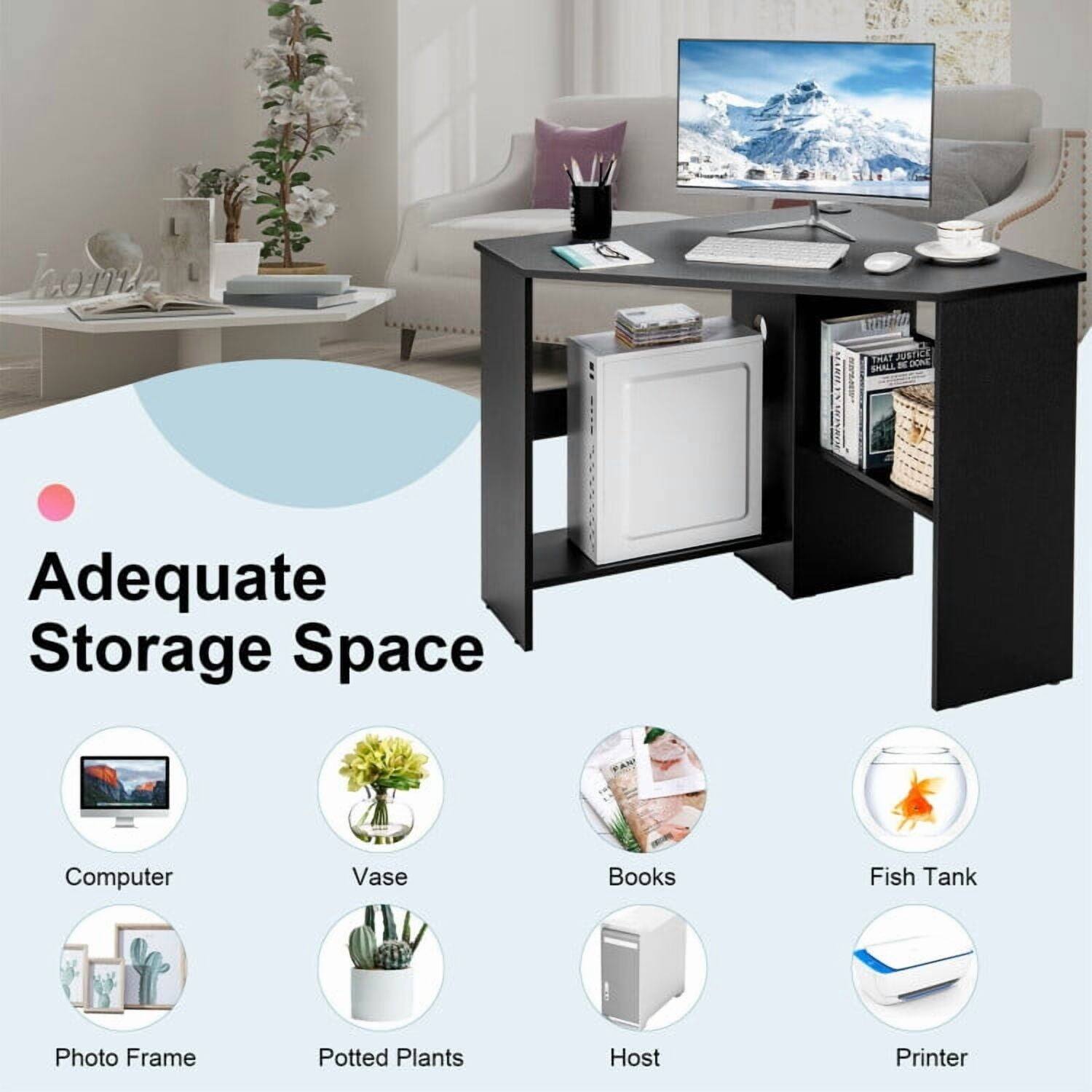 Adequate Storage Space  
- Computer  
- Vase  
- Books  
- Fish Tank  
- Photo Frame  
- Potted Plants  
- Host  
- Printer
