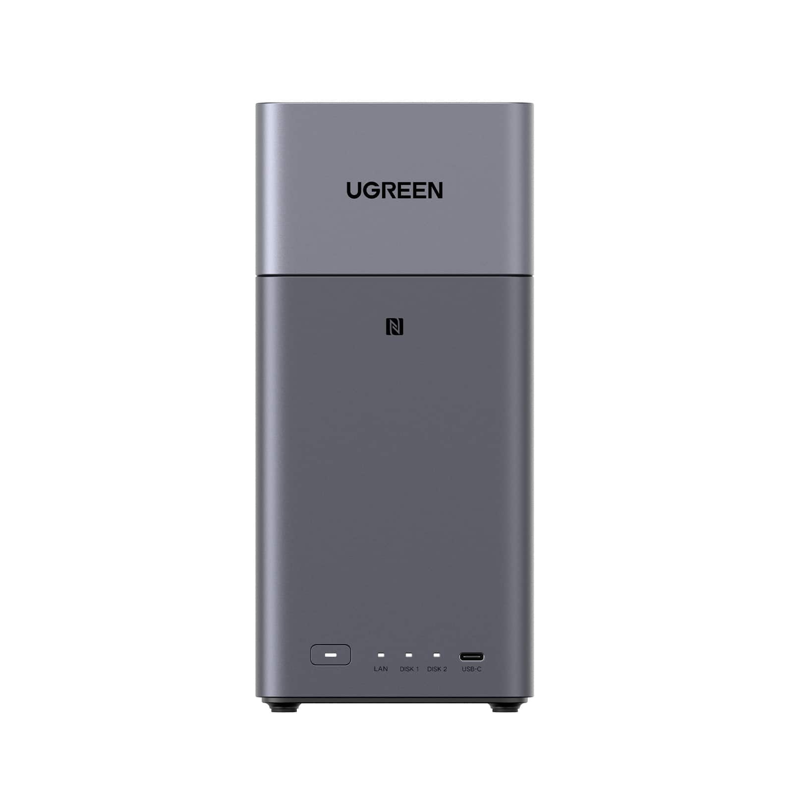 UGREEN NASync DH2300, 64TB 2 Bay NAS with AI Photo Album, Remote