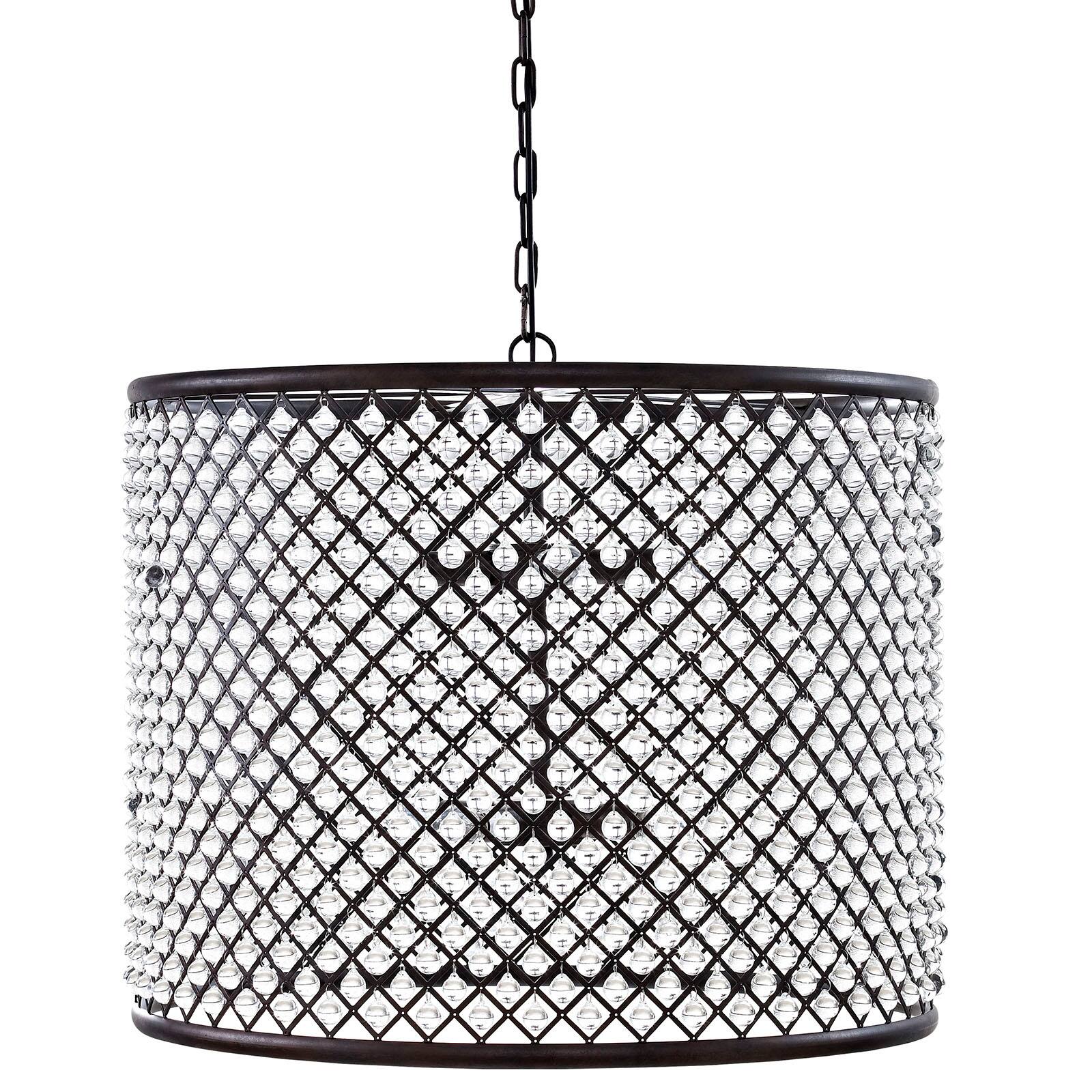 Left. Modway - Prosperity Chandelier by Modway - Brown.