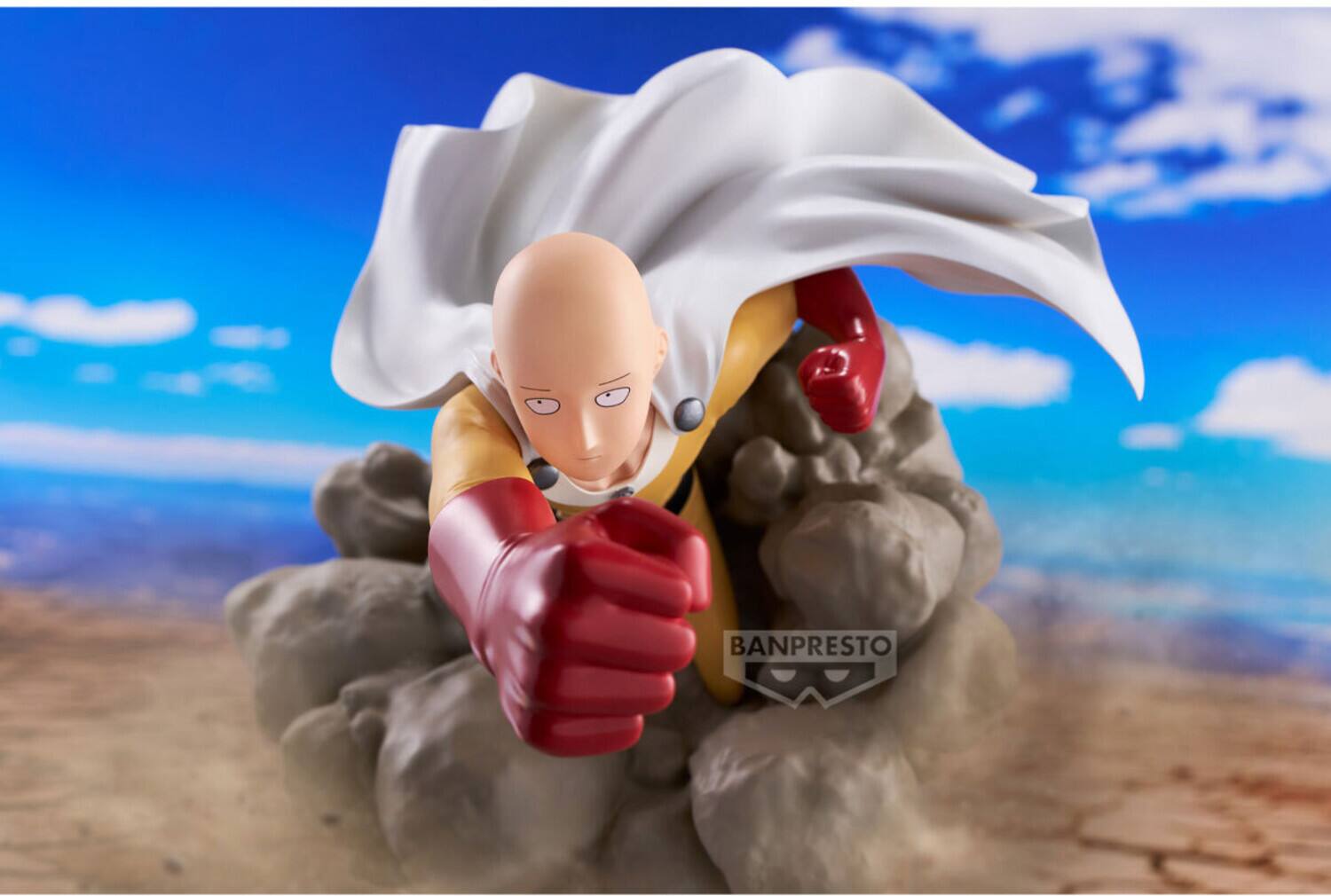 Alt View 4. PopMarket - Banpresto - One Punch Man - Diorama - Saitama Statue   - COLLECTIBLES - Multicolor.