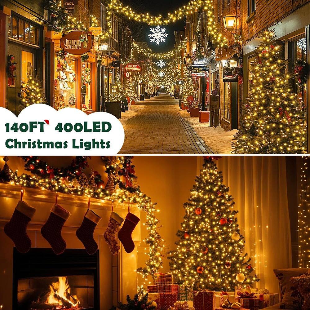 140FT 400LED Christmas Lights