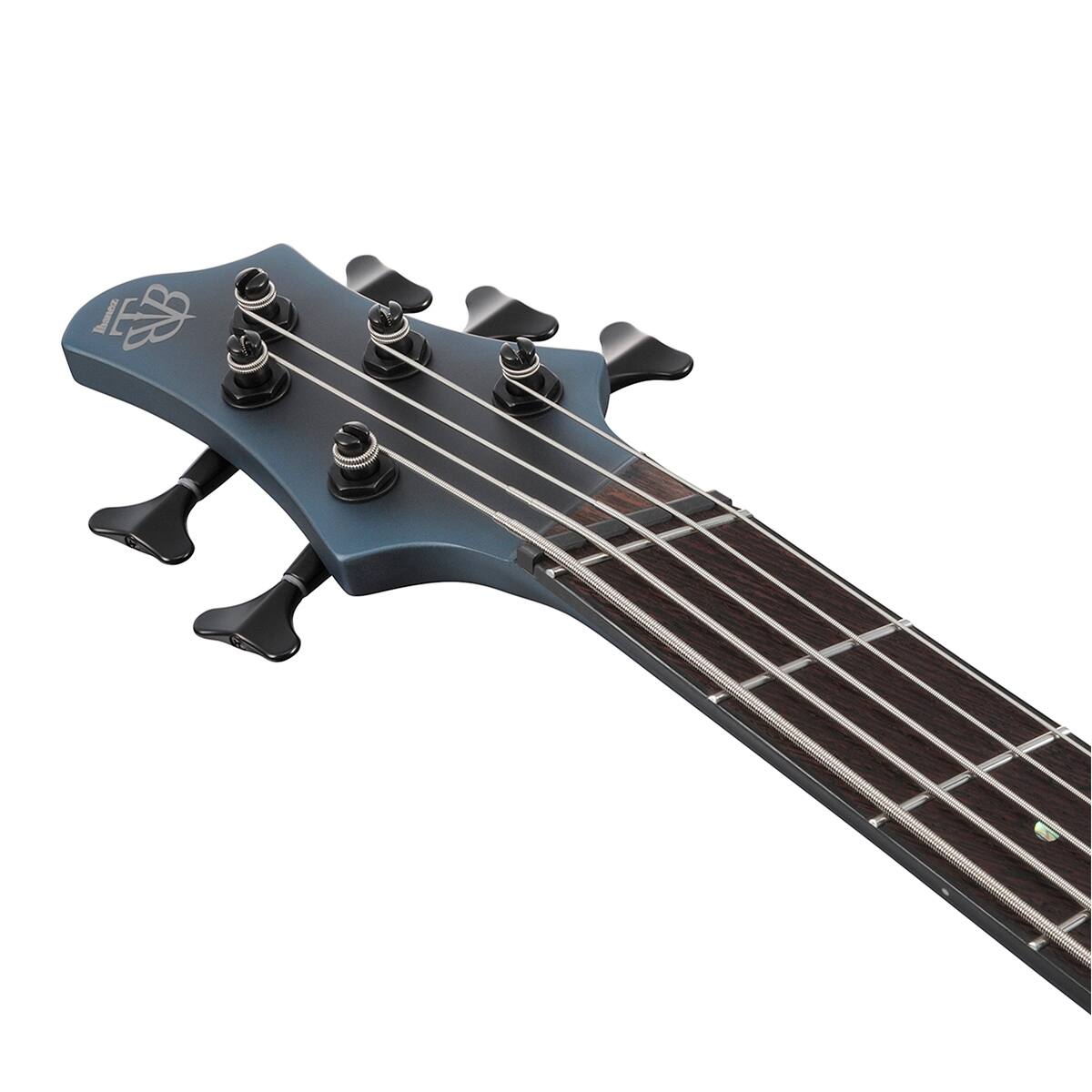Alt View 7. Ibanez - Ibanez BTB Workshop Series BTB605MS 5-String Electric Bass Guitar, Midnight Arctic Ocean Matte.