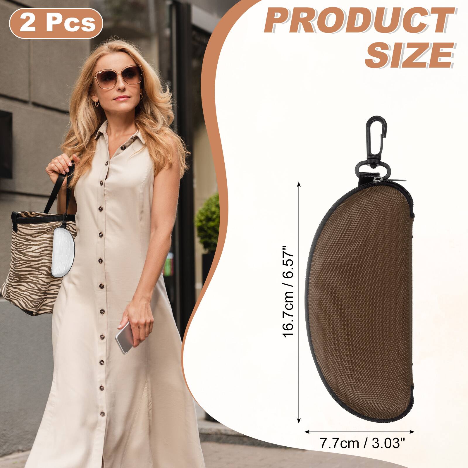 2 Pcs  
PRODUCT SIZE  
6.57" / 16.7cm  
7.7cm / 3.03"
