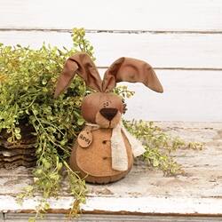 Angle. BreeBe - Harvey the Hare Doll - Brown.