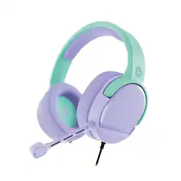 4Gamers - Panther Headset - PS4, PS5, Xbox One, Series S/X, Switch, PC, mobile - Lavender & Mint - Purple