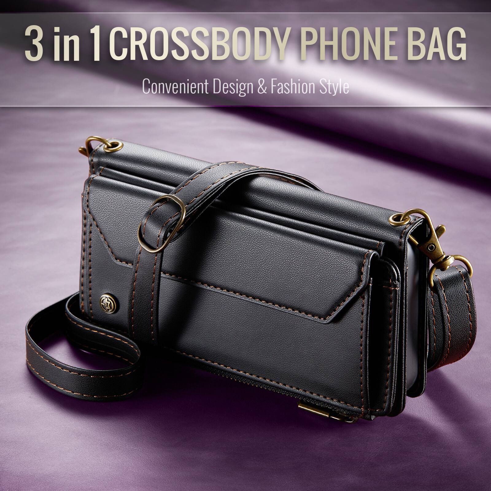 3 in 1 CROSSBODY PHONE BAG  
Convenient Design & Fashion Style