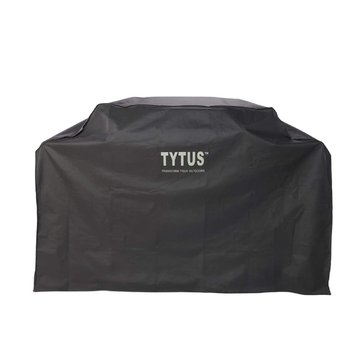 Angle. TYTUS Grills - Freestanding Grill Cover - Black.