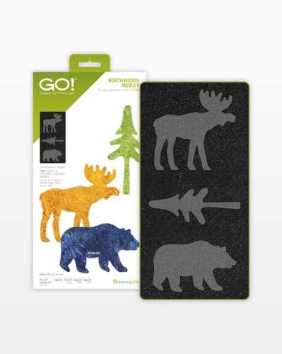 Angle. AccuQuilt - Fox In The Forest Die Bundle - Multicolor.