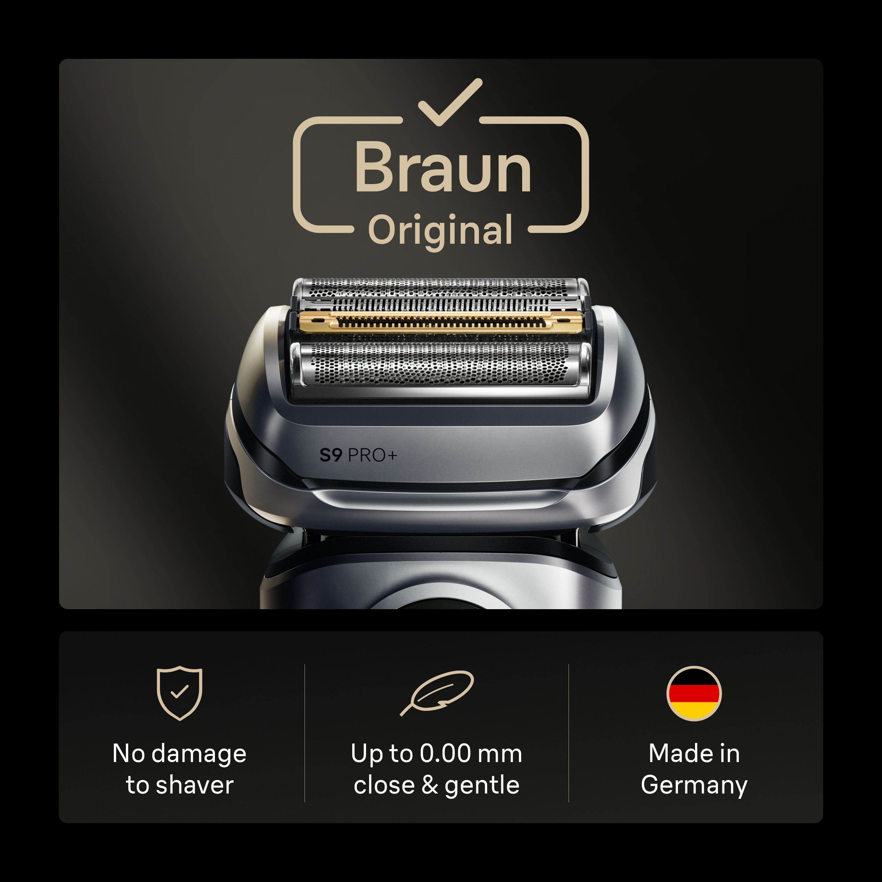 Braun - Series 9 PRO+ Mens Electric Shaver Head Replacement