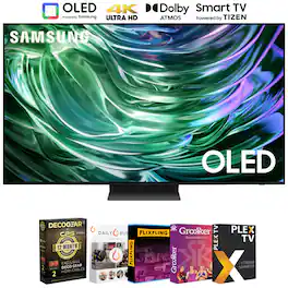 Samsung - 77" OLED 4K TV (2024) + 12 Month Protection & Movies Streaming Pack