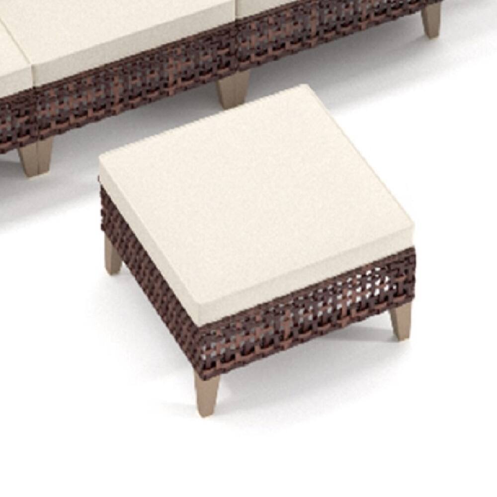 Alt View 1. Mondawe - 5 pieces Rattan Furniture Sof Set with Cushion - White.