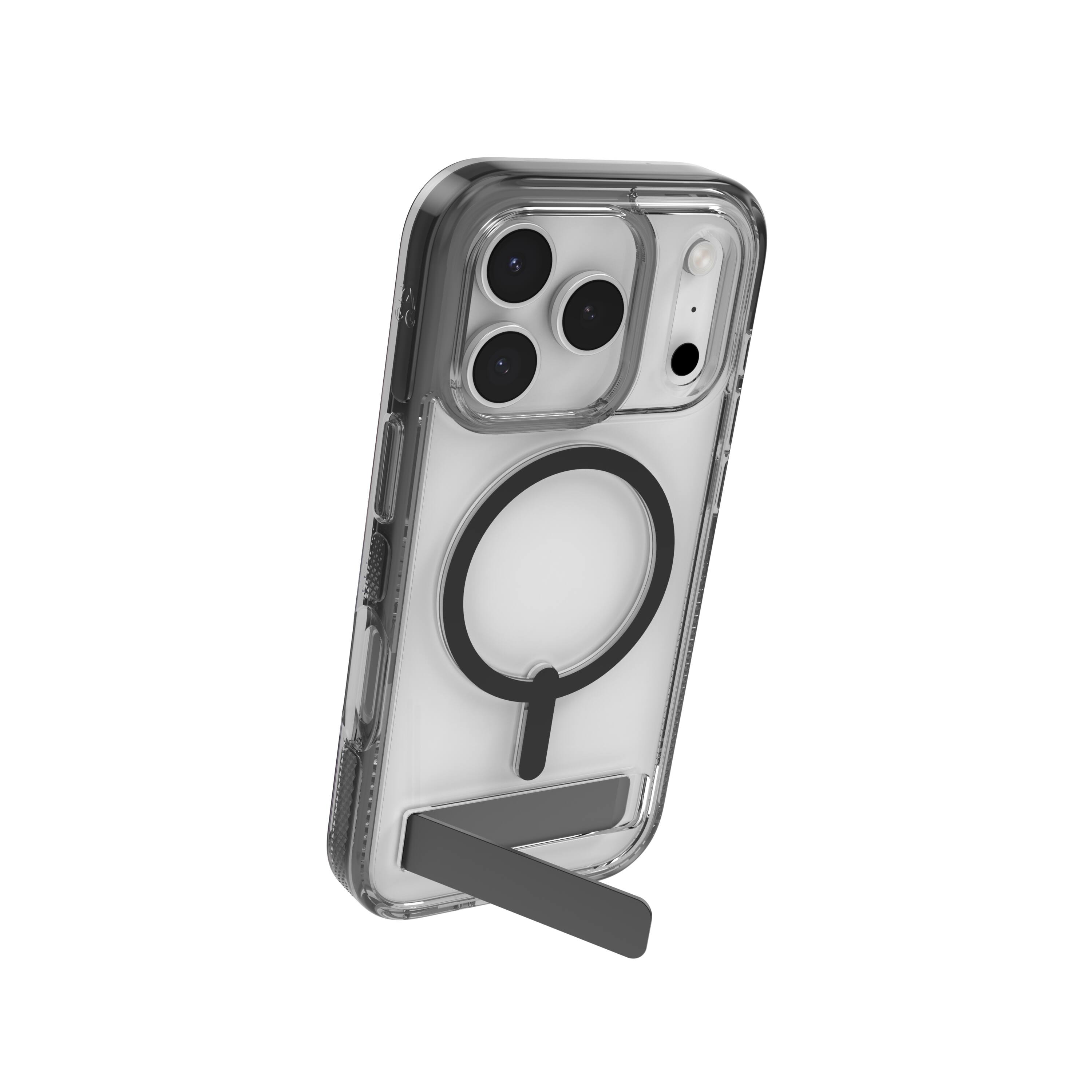 Alt View 19. ZAGG - Santa Cruz Snap with Kickstand for Apple iPhone 17 Pro - Jet Black.