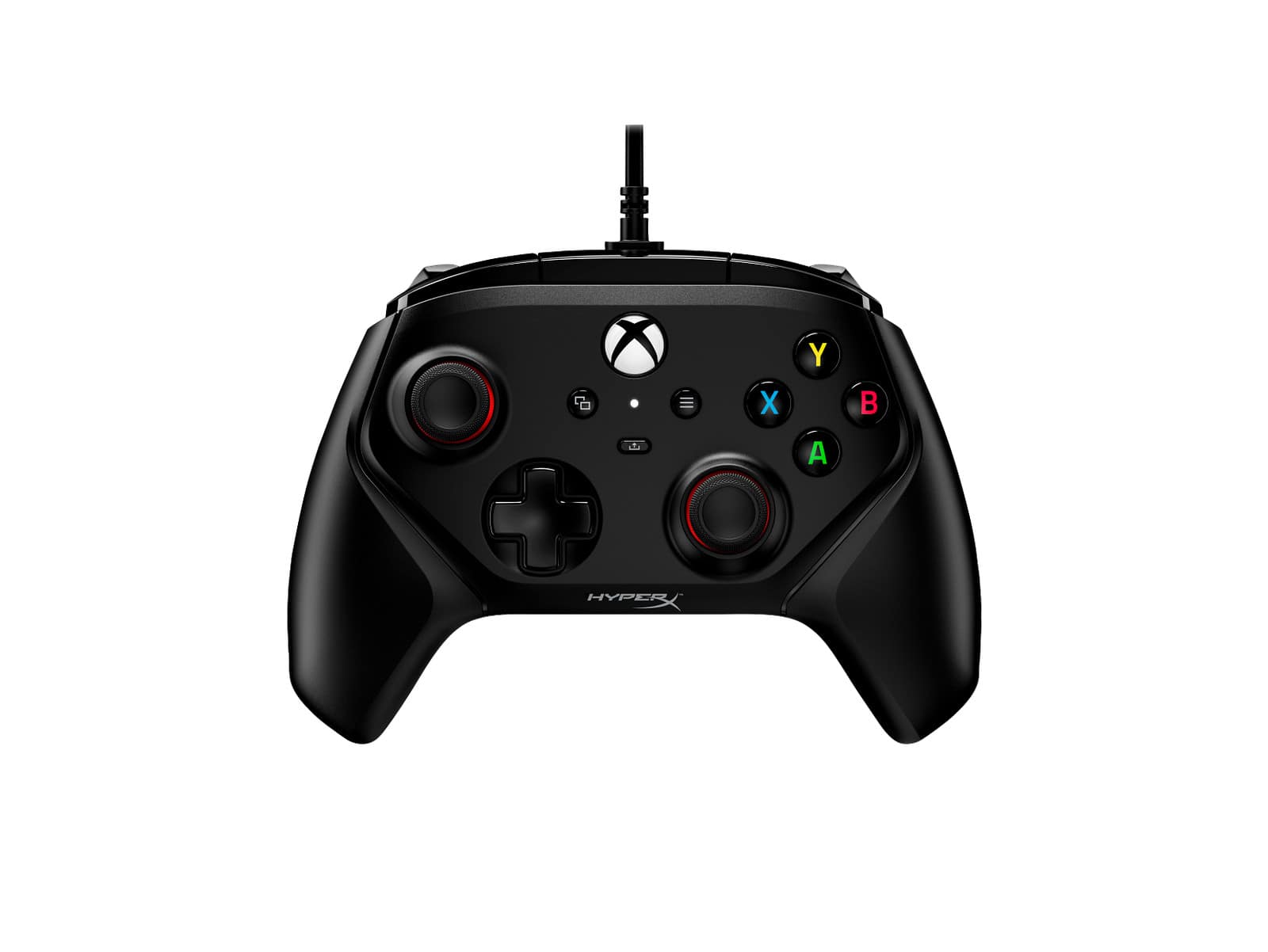 HP - hyperx clutch gladiate - wired gaming controller - xbox - Black