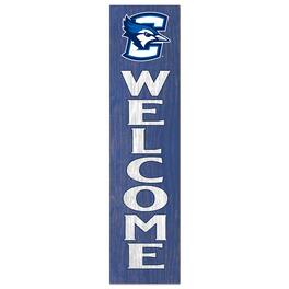 Jardine - Creighton Bluejays 12'' x 48'' Welcome Outdoor Leaner - Blue