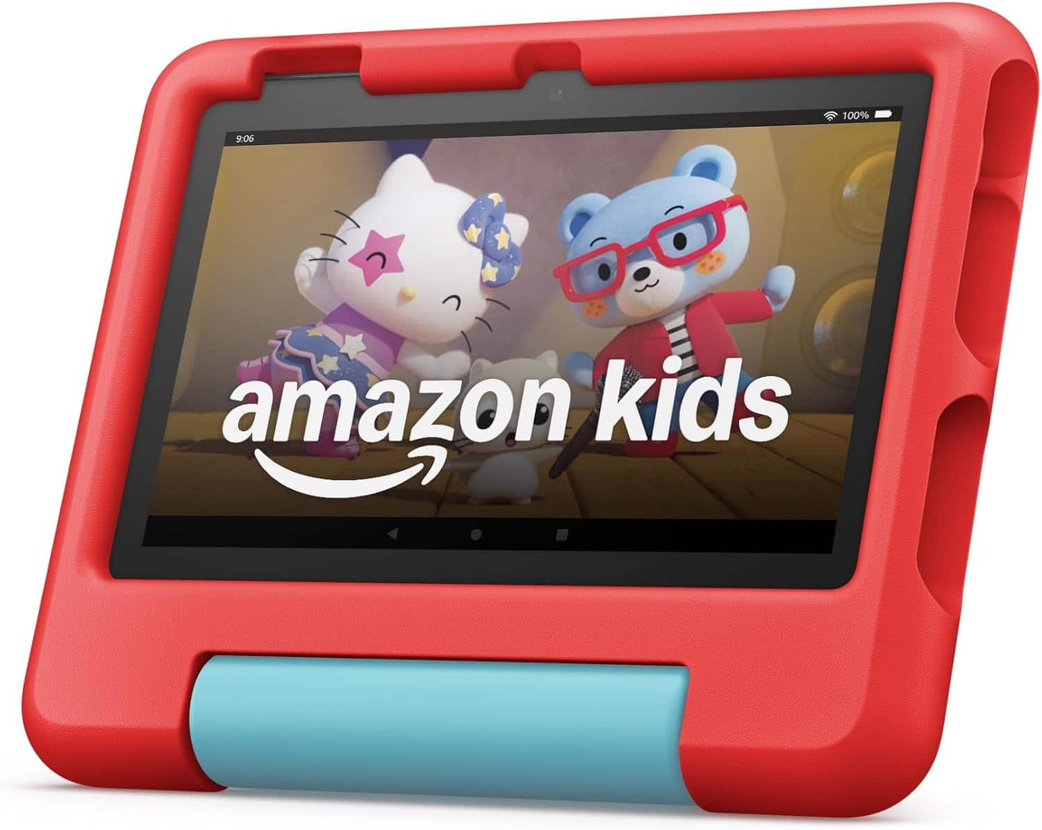 Fire 7 Kids - 7" Tablet (2023) 16GB with Amazon Kids+ (6 Month Subscription) - Red - Front_Zoom