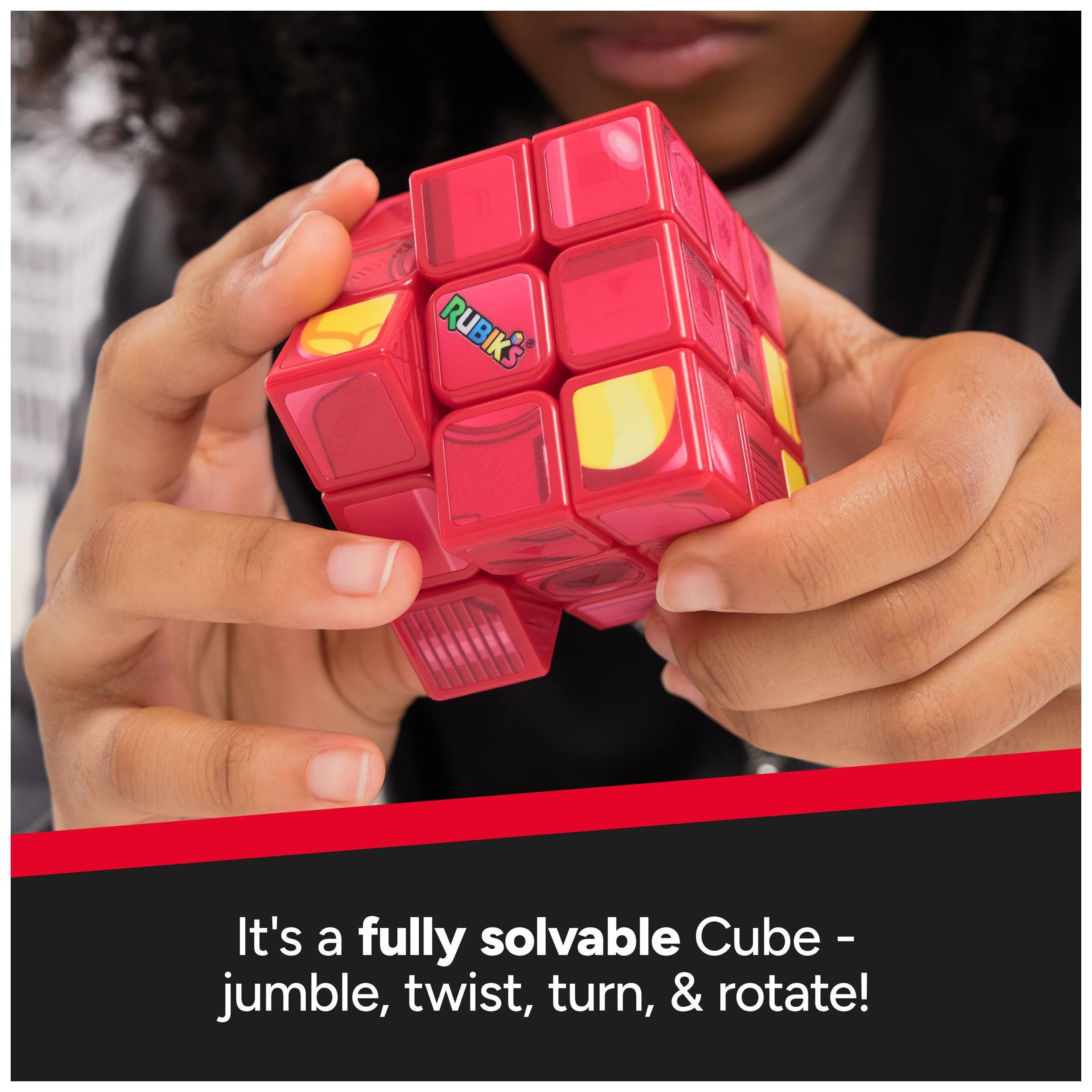 RUBIK'S 8  
It's a fully solvable Cube - jumble, twist, turn, & rotate!