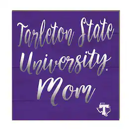 Jardine - Tarleton State Texans 10'' x 10'' Mom Plaque - Purple