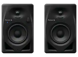 Pioneer DJ - Bluetooth Desktop Monitor System with 2-Way Sound Mode, 4" - Black