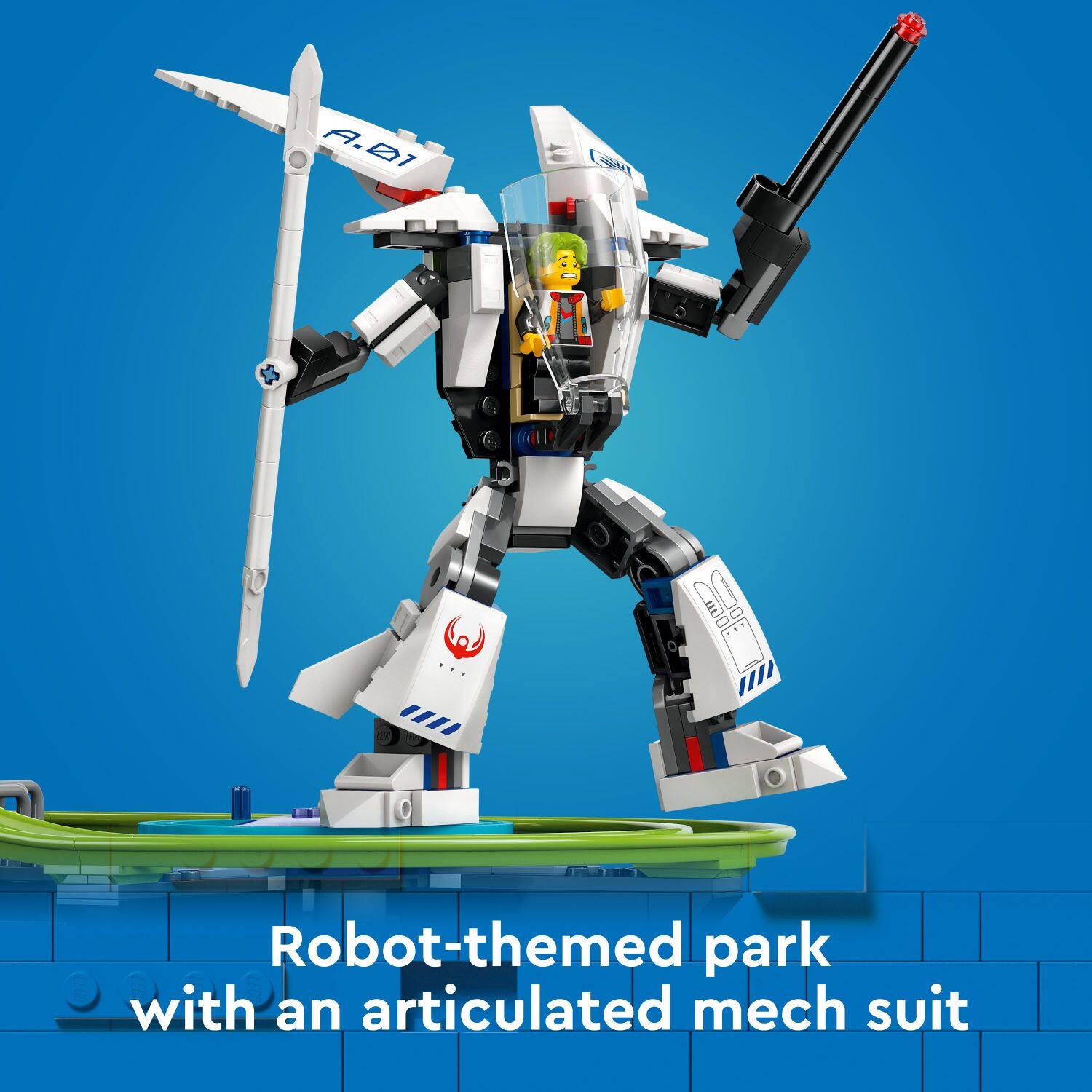 LEGO City Robot World RollerCoaster Park Toy Building Set 60421