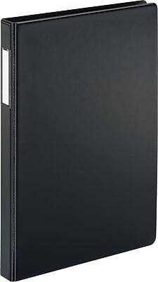 Alt View 5. Cardinal - Heavy Duty 2" 3-Ring Non-View Binder, D-Ring - Black.