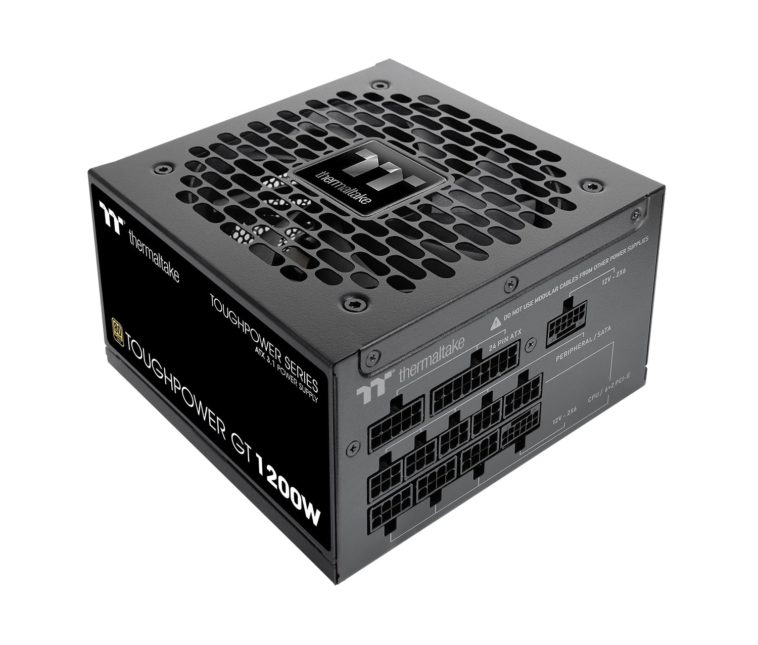 Thermaltake - Toughpower GT 1200W 80+ Gold ATX 3.1 Power Supply - Black