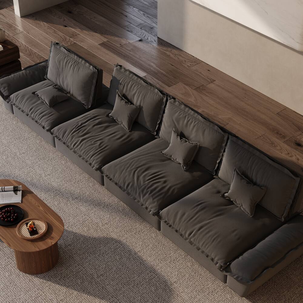Gray Suede Fabric