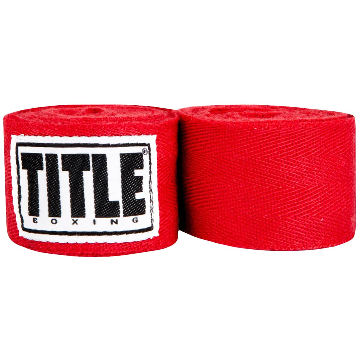 TITLE Boxing - Traditional Weave Handwraps - Red