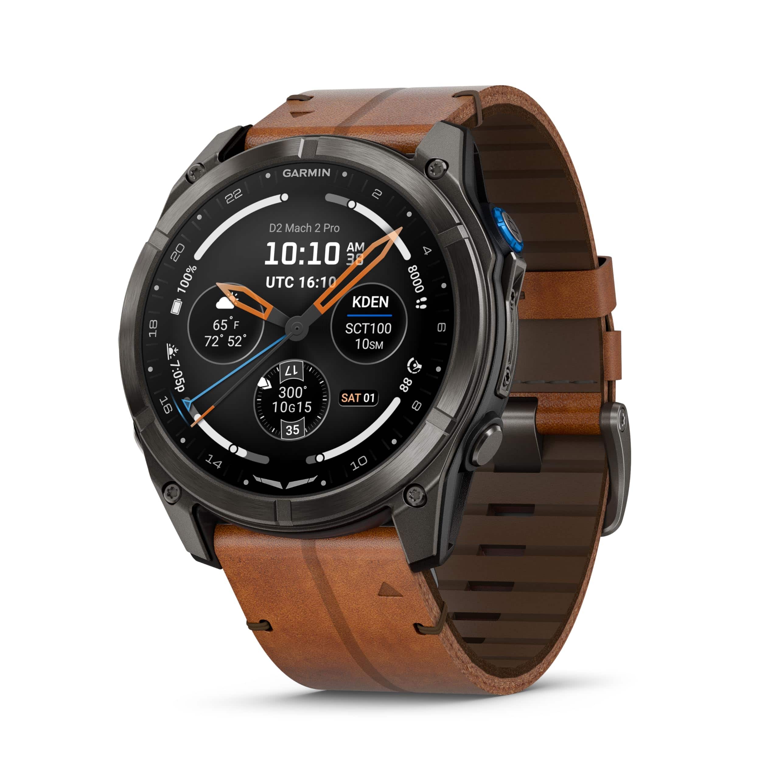 Garmin - D2™ Mach 2 Pro Carbon Gray DLC Titanium with Chestnut Leather Band - Carbon Gray - (2024) price history on PriceWatchPro