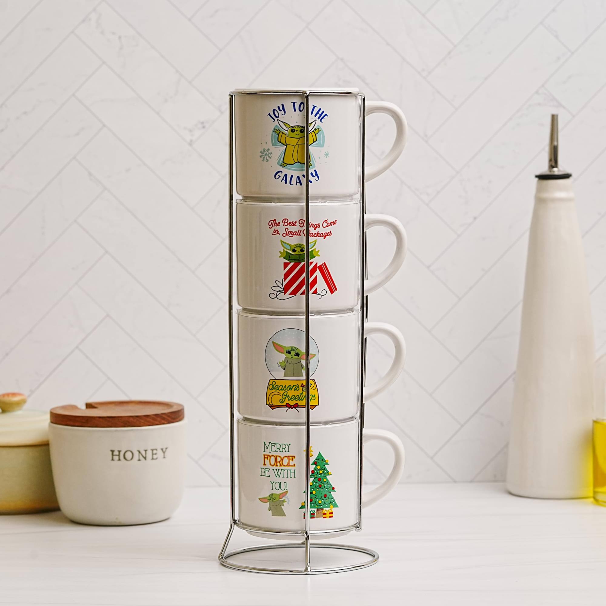 1. JOY TO THE GALA
2. The Best Things Come in Small Packages
3. Seasons Greetings
4. MERRY FORCE BE WITH YOU!