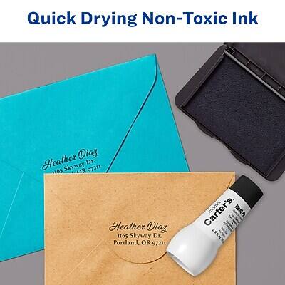 Quick Drying Non-Toxic Ink

Heather Diag  
1165 Skyway Dr.  
Portland, OR 97211

Heather Diag  
1165 Skyway Dr.  
Portland, OR 97211

Carter's Neal-F  
2.8 u.