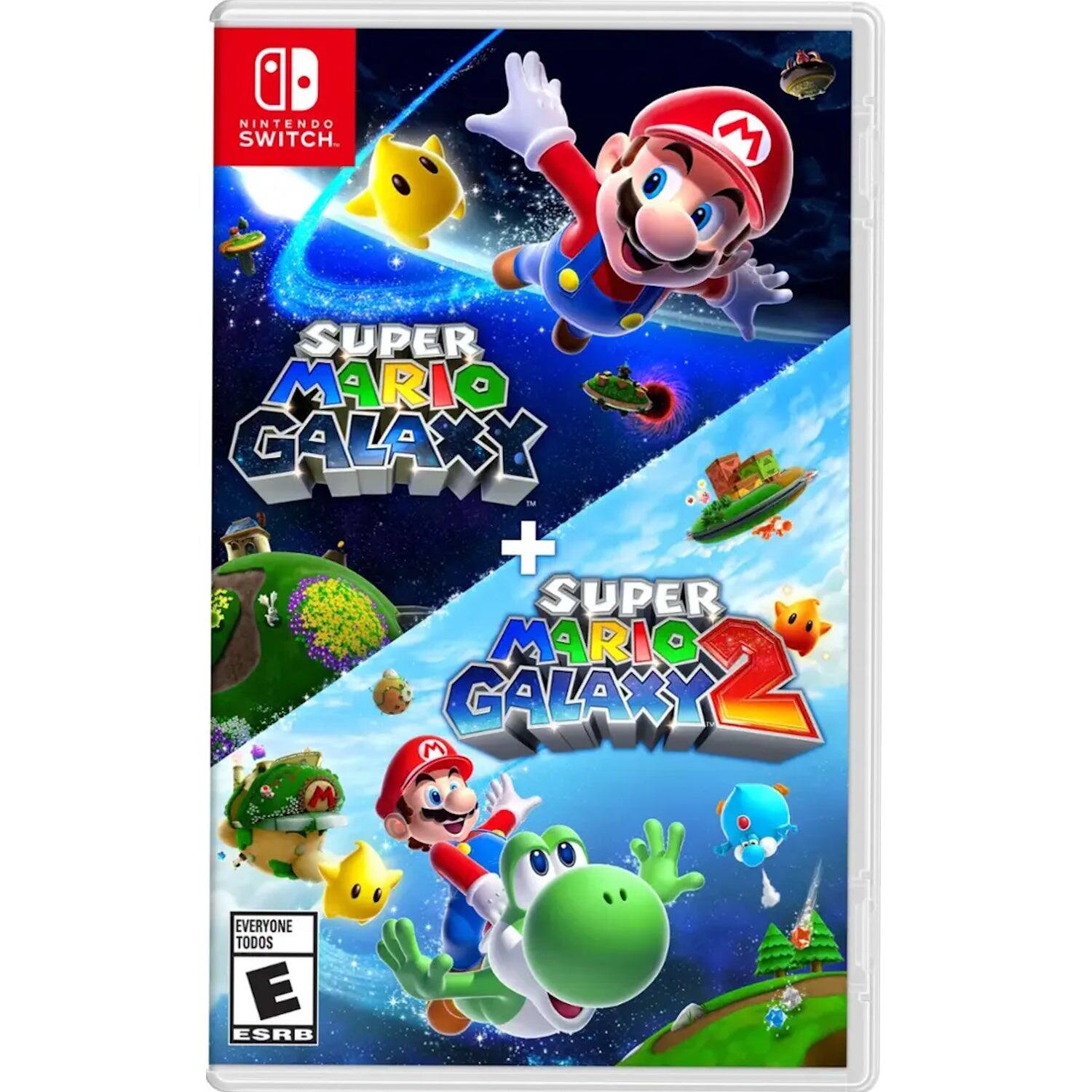 NINTENDO SWITCH
SUPER MARIO GALAXY + SUPER MARIO GALAXY 2
EVERYONE TODOS
ESRB E - E (Everyone)