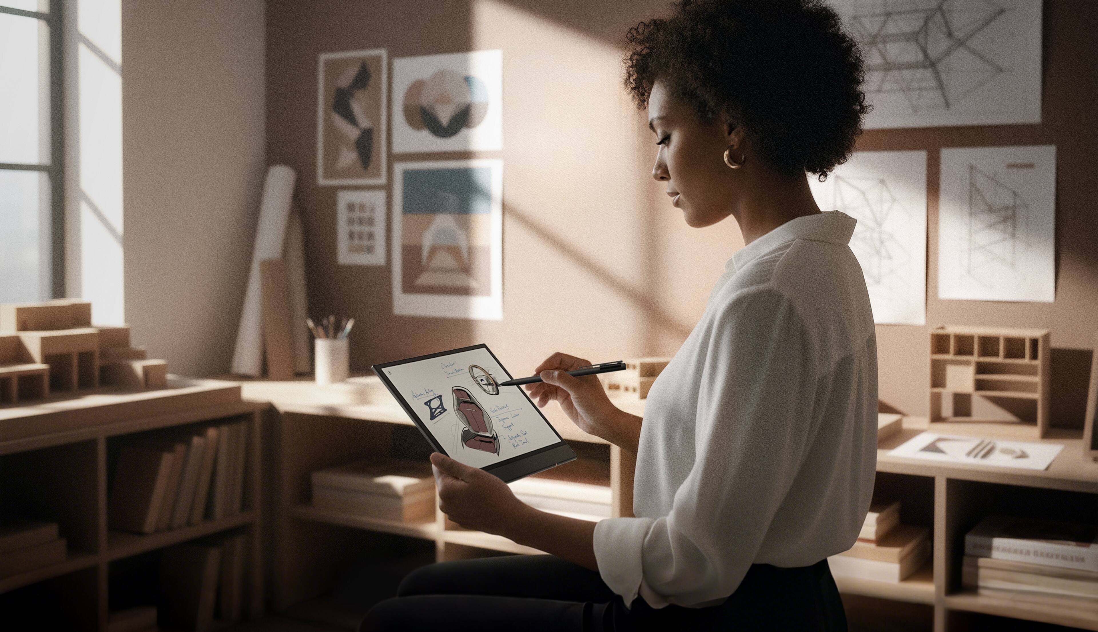 Alt View 9. BOOX - 10.3" BOOX Note Air5 C - Black.