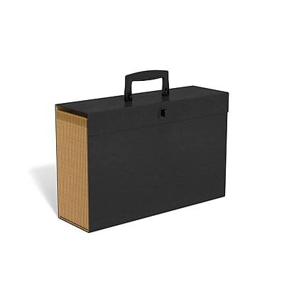 Alt View 2. Staples -  Accordion File, Multiple Index, 19-Pocket, Legal Size, Black  - Black.