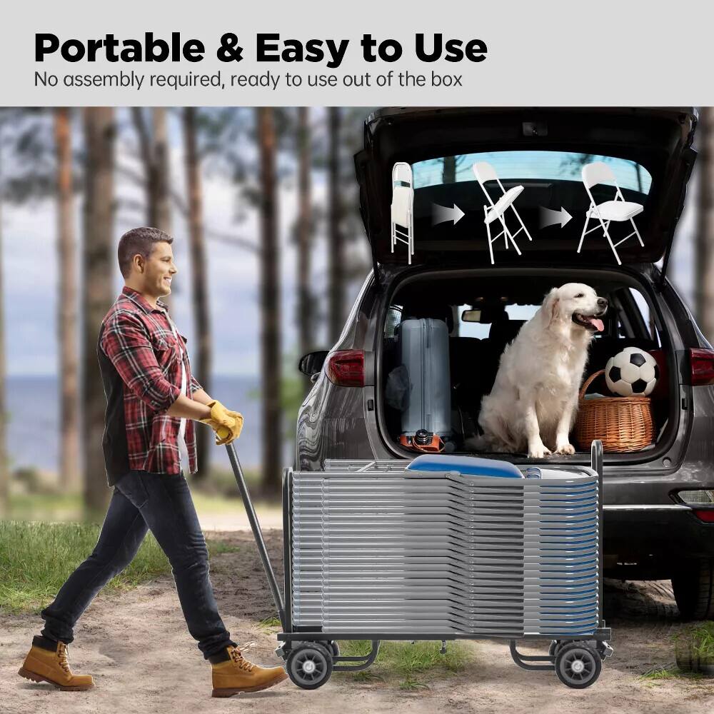 Portable & Easy to Use  
No assembly required, ready to use out of the box