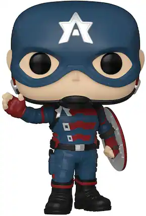 Front. Funko - Marvel Falcon and the Winter Soldier Funko POP Vinyl Figure | John F. Walker - Blue.