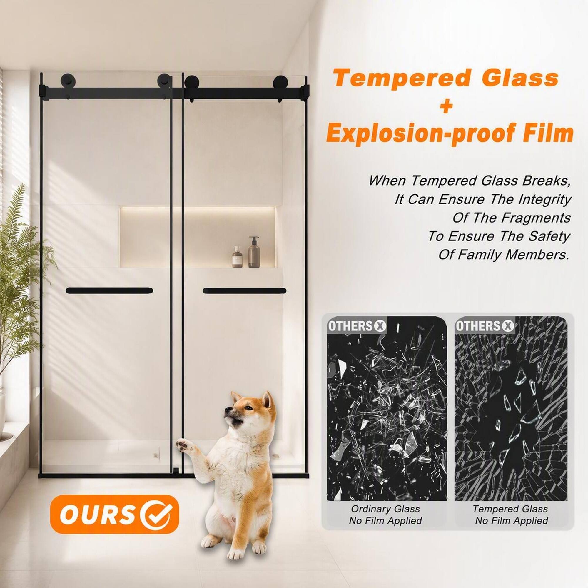 Tempered Glass + Explosion-proof Film

When Tempered Glass Breaks, It Can Ensure The Integrity Of The Fragments To Ensure The Safety Of Family Members.

OTHERS X
OTHERS X
OURS

Ordinary Glass No Film Applied
Tempered Glass No Film Applied